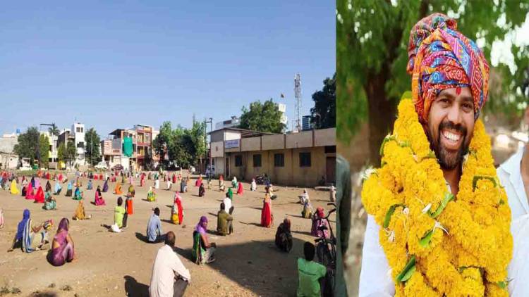 Manoj Parmar distributes food to hundreds of needy and laborers of Indore every day.