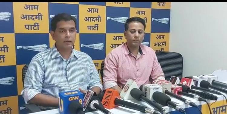 Press Conference By  Aam Aadmi Party Leader Amit Palekar, Discuss many important things 
