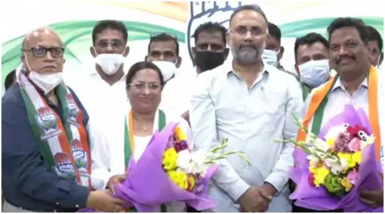 Before the Goa assembly elections, a big blow to the BJP, strong leader Michael Lobo joined the Congress